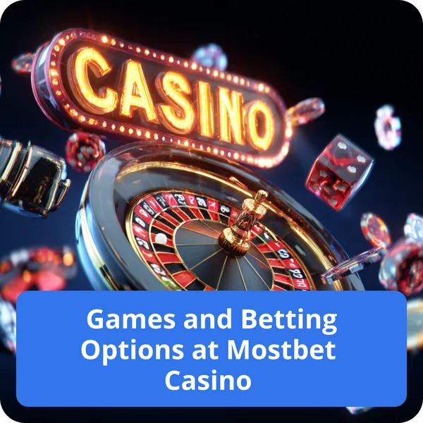 Games and Betting Options at Mostbet Casino